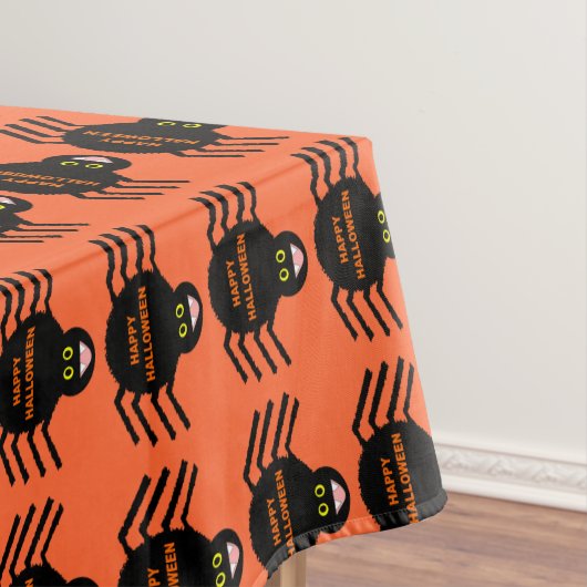 Halloween Black Spider Tablecloth Tischdecke (Beispiel)