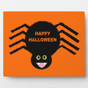 Halloween Black Spider Tafel Fotoplatte