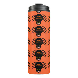 Halloween Black Spider Thermal Tumbler Thermosbecher