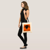 Halloween Black Spider Trick oder Treat Bag Tragetasche (Vorderseite (Model))
