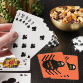 Halloween Black Spilaying Cards Spielkarten (In Situ)