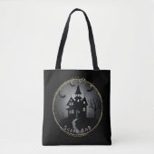 Halloween Black Spuk House Tasche (Vorderseite)