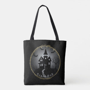 Halloween Black Spuk House Tasche