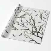 Halloween Black Tree Geschenkpapier (Ungerollt)