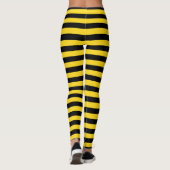 Halloween Black & Yellow Costume Leggings (Rückseite)