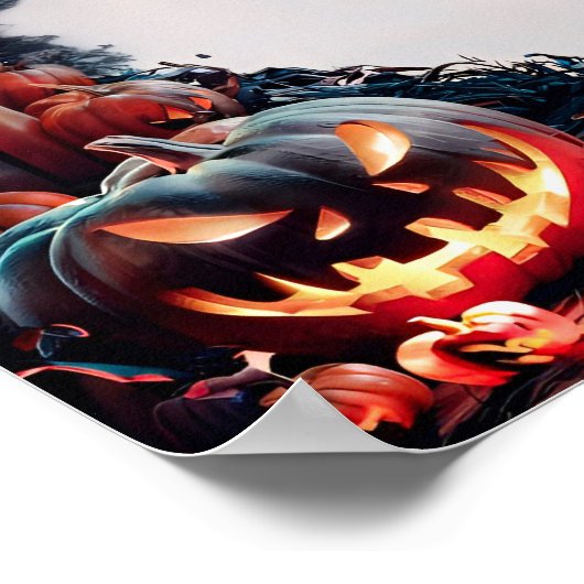 Halloween Blank Invitation Poster #10 (Ecke)