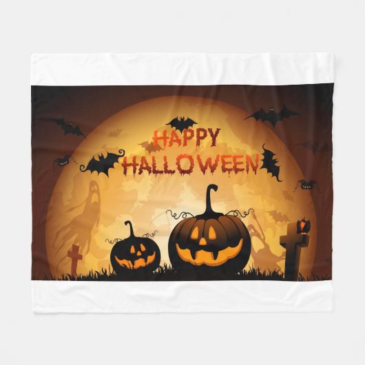 Halloween blankets fleecedecke (Vorderseite (Horizontal))