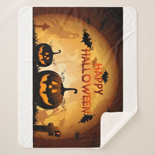 Halloween blankets sherpadecke (Vorderseite)
