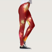 Halloween-Blätter Herbst Leggings (Rechts)