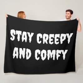 Halloween bleibe Creepy and Comfy Fleecedecke