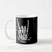 Halloween, bleibe Skeleton Kaffeetasse (Links)