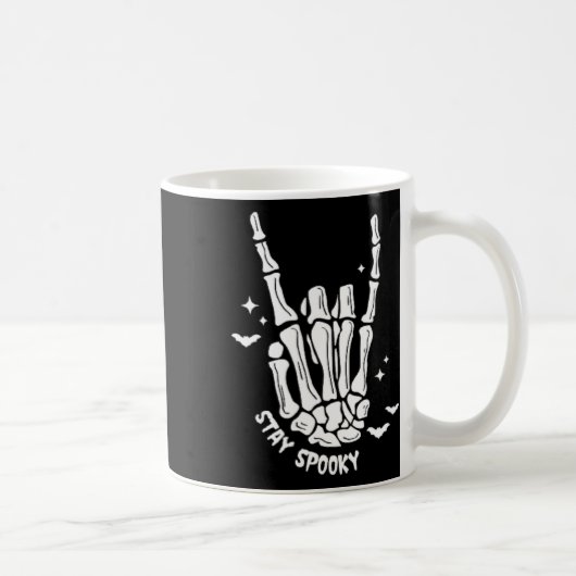 Halloween, bleibe Skeleton Kaffeetasse (Rechts)