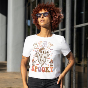 HALLOWEEN BLEIBE SPOOKY GROOVY GHOST T-Shirt