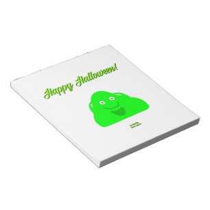 Halloween Blob Notepad (14 cm x 15,2 cm) Notizblock