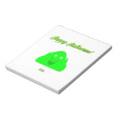 Halloween Blob Notepad (14 cm x 15,2 cm) Notizblock (Rotiert)