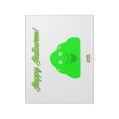 Halloween Blob Notepad (27,9 cm x 21,6 cm) Notizblock (Rotiert)