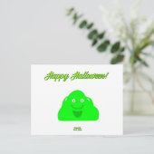Halloween Blob Postcard Postkarte (Stehend Vorderseite)