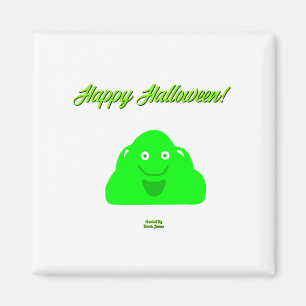 Halloween Block 2 Inch Square Magnet