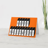Halloween-Block Karte (Vorderseite)