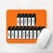 Halloween-Block Mousepad (Mit Mouse)