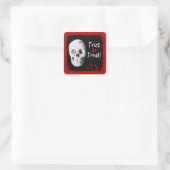 Halloween Blood and Skull Trick oder Treat Sticker (Tasche)