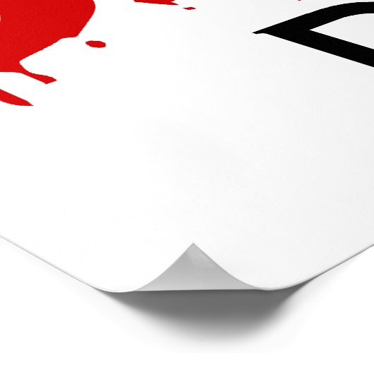 Halloween Blood Drive Poster (Ecke)