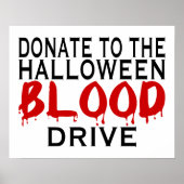 Halloween Blood Drive Poster (Vorne)