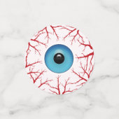 Halloween Bloodshot Eyeballs Konfetti (Klein Vorderseite)