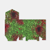 Halloween Bloody Green Brains Geschenkschachtel (Ungefaltet)