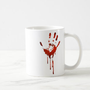 Halloween Bloody Hand Druckkostüm Zombie Outfit Kaffeetasse