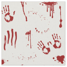 Halloween Bloody Handprints und Blood Spritzer