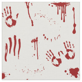 Halloween Bloody Handprints und Blood Spritzer Stoff