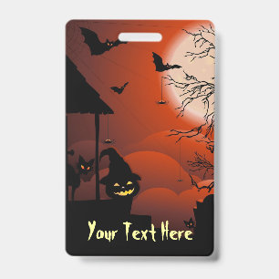 Halloween Bloody Moonlight Nightmare Ausweis
