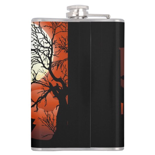Halloween Bloody Moonlight Nightmare Flachmann (Rückseite)