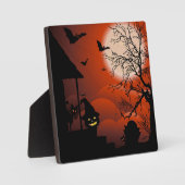 Halloween Bloody Moonlight Nightmare Fotoplatte (Vorderseite)