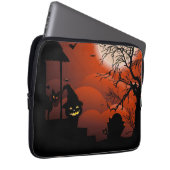 Halloween Bloody Moonlight Nightmare Laptopschutzhülle (Vorne Rechts)