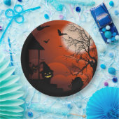 Halloween Bloody Moonlight Nightmare Pappteller (Party)