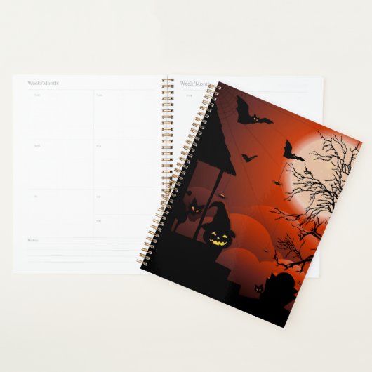 Halloween Bloody Moonlight Nightmare Planer (Anzeige)