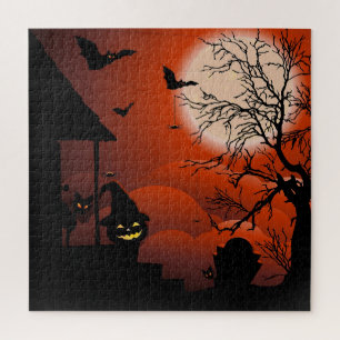 Halloween Bloody Moonlight Nightmare Puzzle