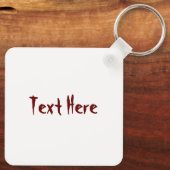 Halloween Bloody Moonlight Nightmare Schlüsselanhänger (Rückseite)