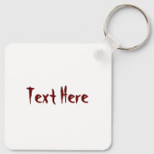 Halloween Bloody Moonlight Nightmare Schlüsselanhänger (Rückseite)