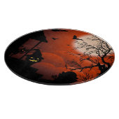 Halloween Bloody Moonlight Nightmare Schneidebrett (Ecke)