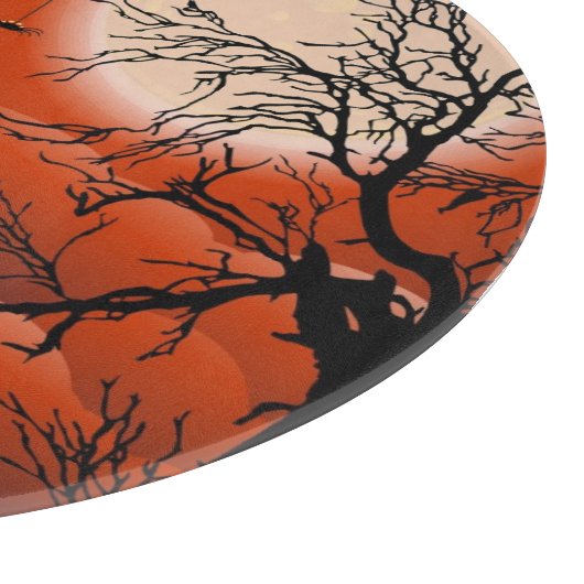 Halloween Bloody Moonlight Nightmare Schneidebrett (Ecke)