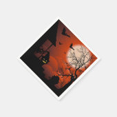 Halloween Bloody Moonlight Nightmare Serviette (Ecke)