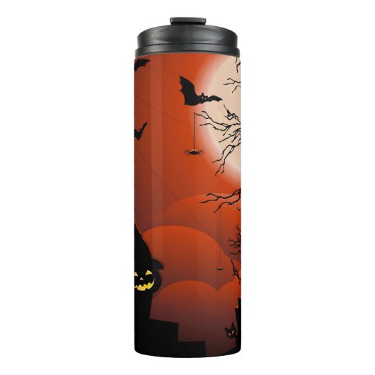 Halloween Bloody Moonlight Nightmare Thermosbecher (Vorderseite)