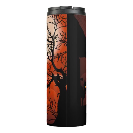Halloween Bloody Moonlight Nightmare Thermosbecher (Rückseite)