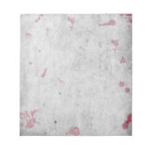 Halloween Bloody old Parchement - Notepad Notizblock (Vorderseite)