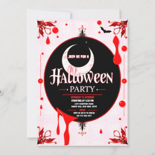 Halloween Bloody-Party Einladung