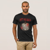 Halloween Bloody Pumpkin T-Shirt (Vorne ganz)