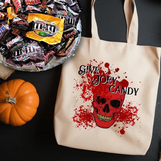 Halloween Bloody Skull Personalisiert Bag Tragetasche